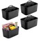 mDesign Storage Caddy Tote for Desktop Office Supplies, Small, 4 Pack